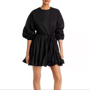 Rhode black Ella dress, large, new without tags